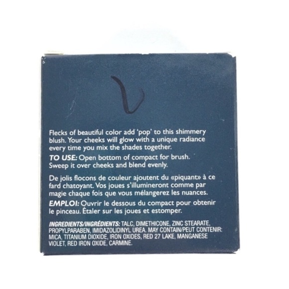 AVON Color Confetti Blush Peach Flecks Shimmer Powder - Picture 7 of 7